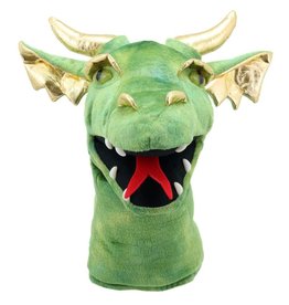 The Puppet Company Puppet Plush Large Dragon Head Green