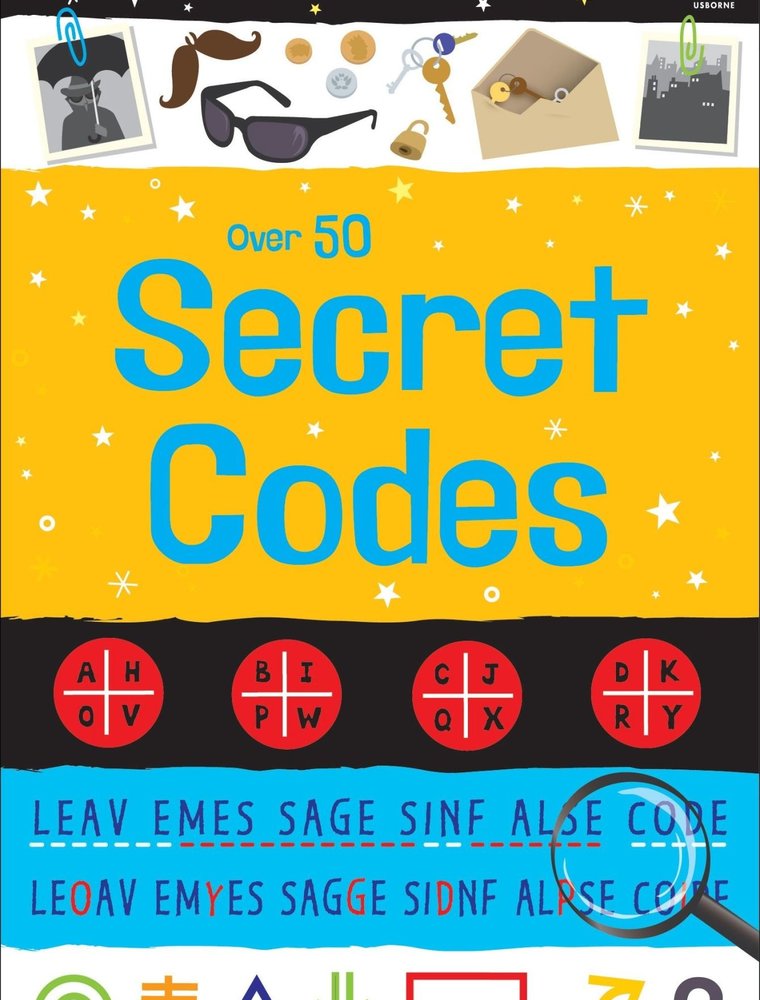 Usborne Secret Codes Book 6+