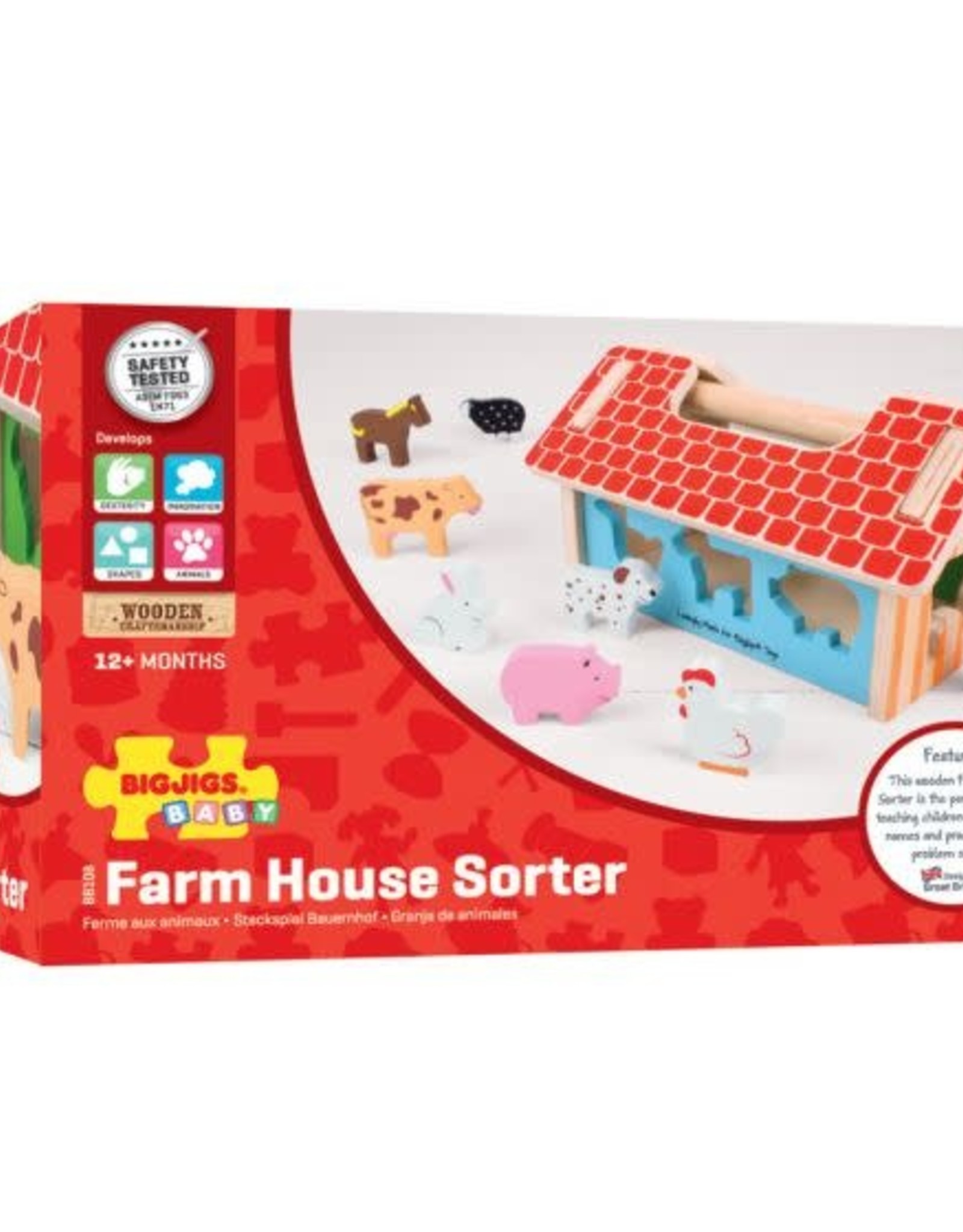 Bigjigs Toys Sorter Farmhouse
