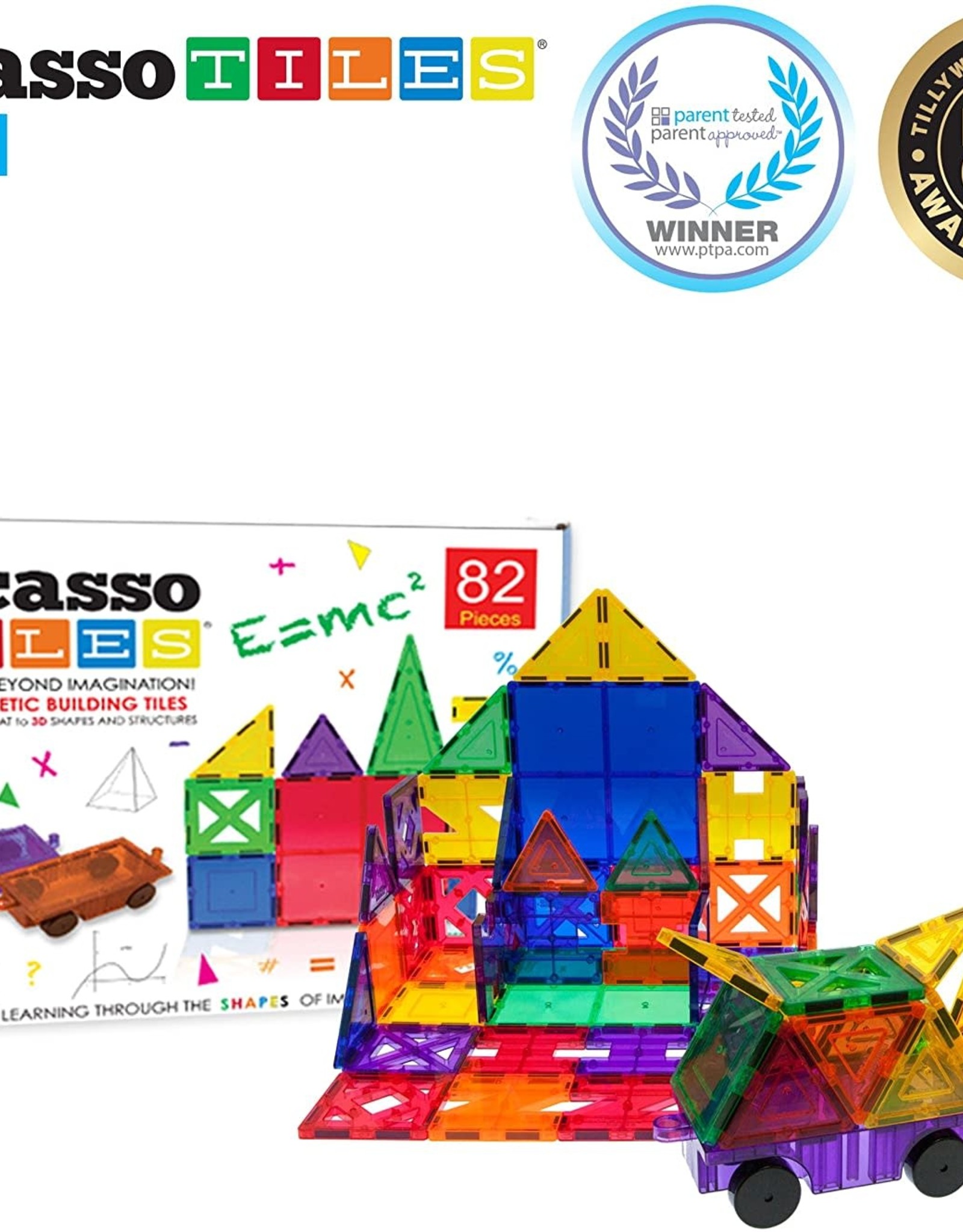 Picasso Tiles Magnetic Tiles 82pc Creativity Set