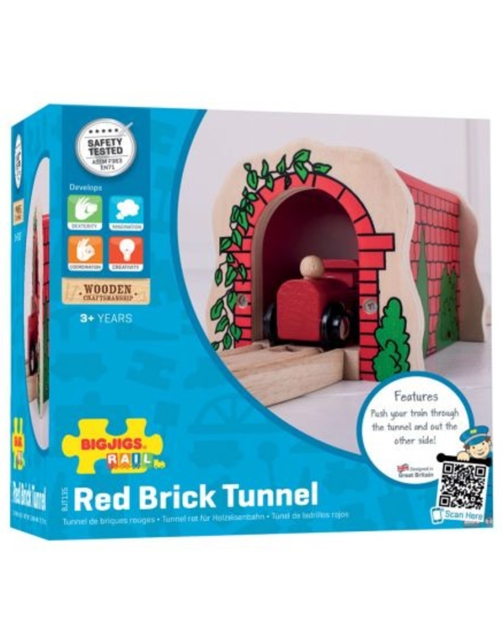Train Tunnel Red Brick
