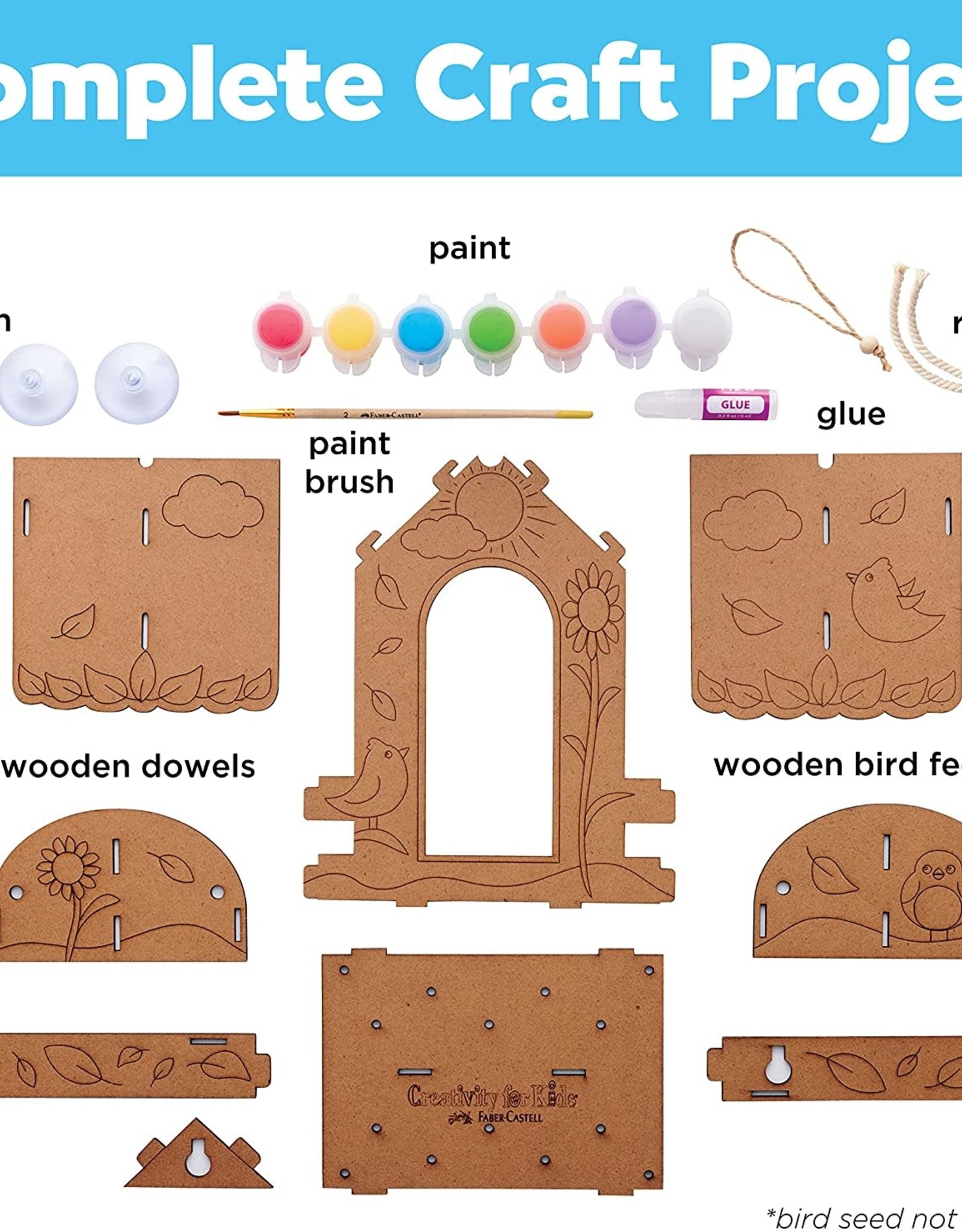 Creativity for Kids Craft Kit Build & Paint Bird Feeder