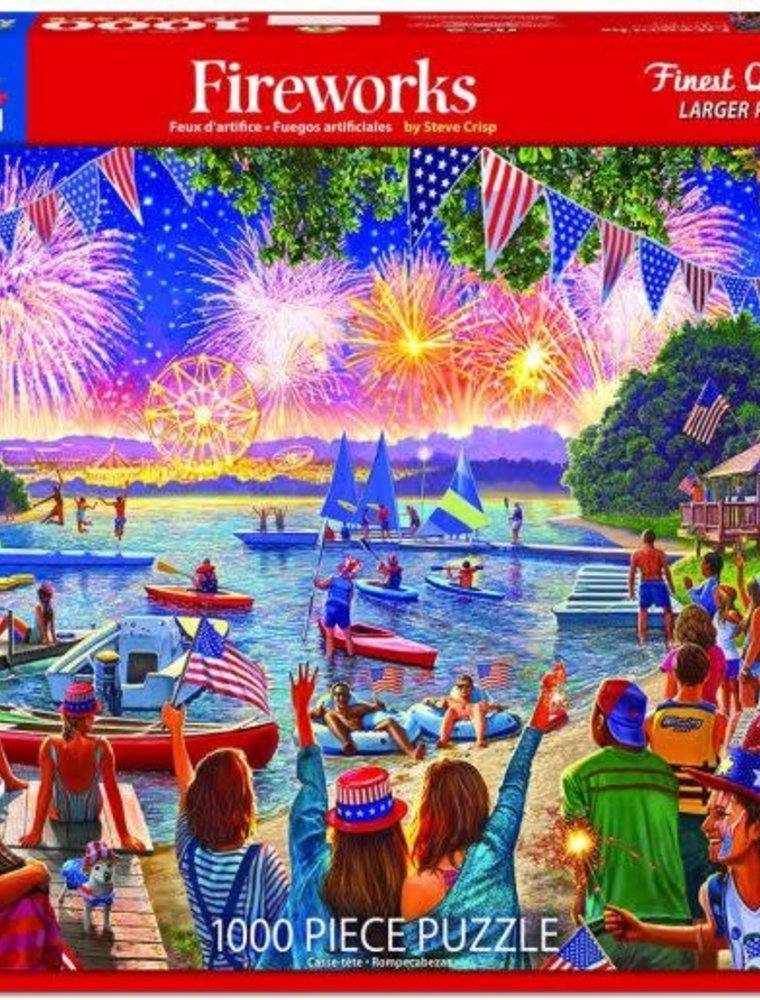 1000pc 4th of July Fireworks