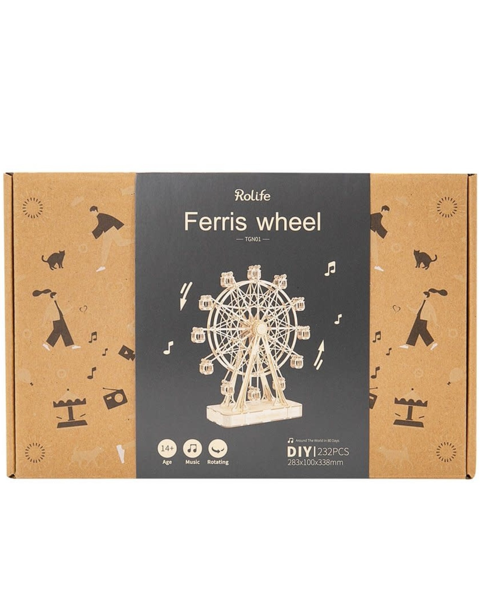 Rokr DIY Wooden Music Ferris Wheel