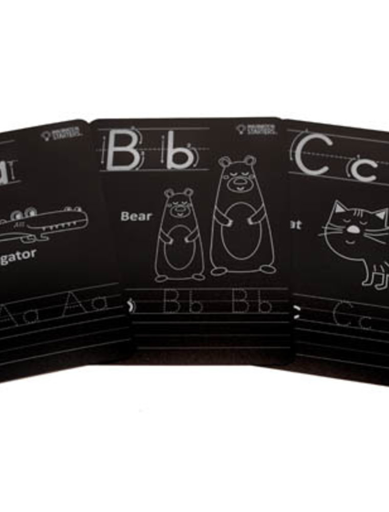 Imagination Starters Chalkboard Alphabet Flash Card Go Set
