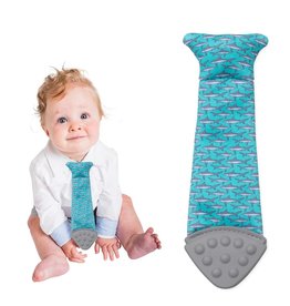 Tasty Tie Teether & Crinkle Toy-Shark