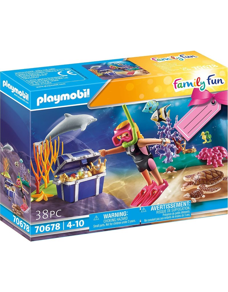 Playmobil PM Treasure Diver Gift Set