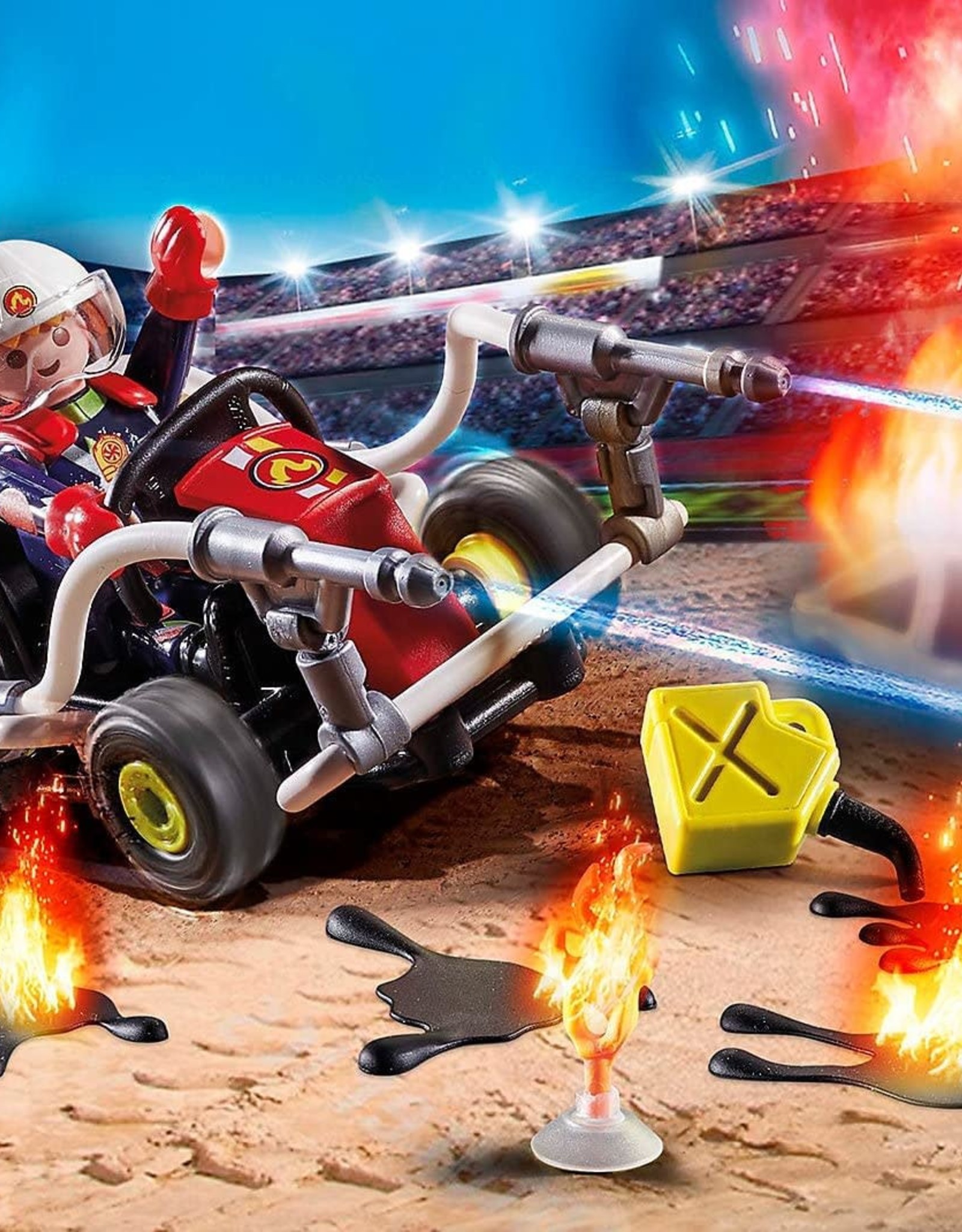 Playmobil PM Stunt Show Fire Quad