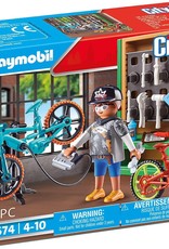 Playmobil PM Bike Workshop Gift Set