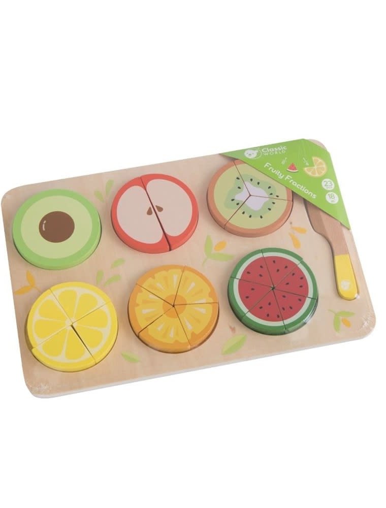 Classic World Wooden Puzzle Fruity Fractions