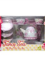 Pretend Play Tea Set Fancy Tin