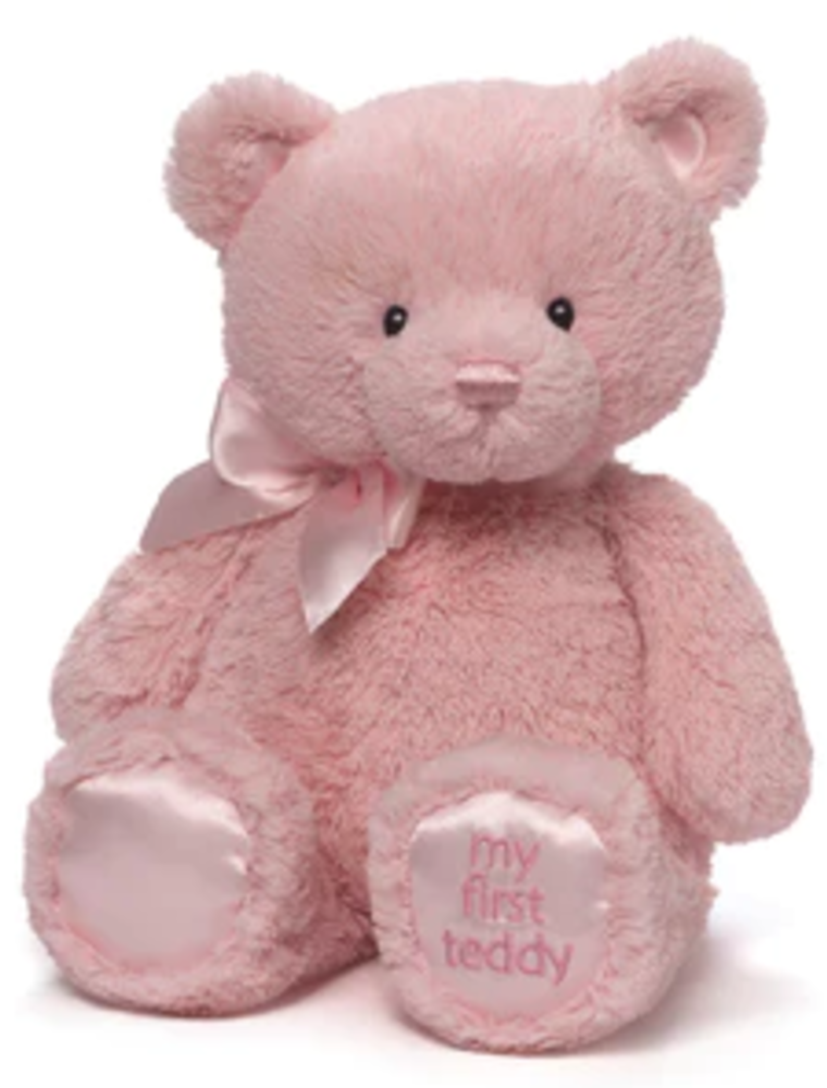 Gund Bear My First Teddy Large Pink