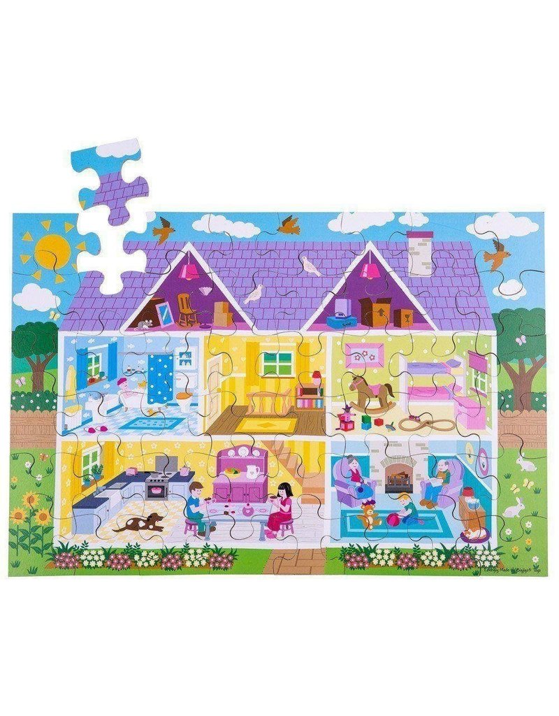 Bigjigs Toys Floor Puzzle 48pc Dolls House