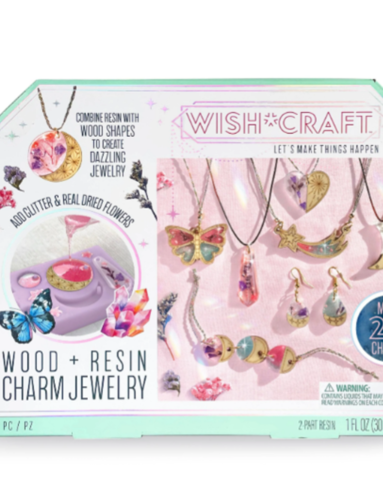 Craft Kit Wood & Resin Charm Jewelry