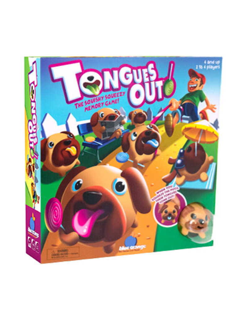 Blue Orange Tongue's Out Kids Game