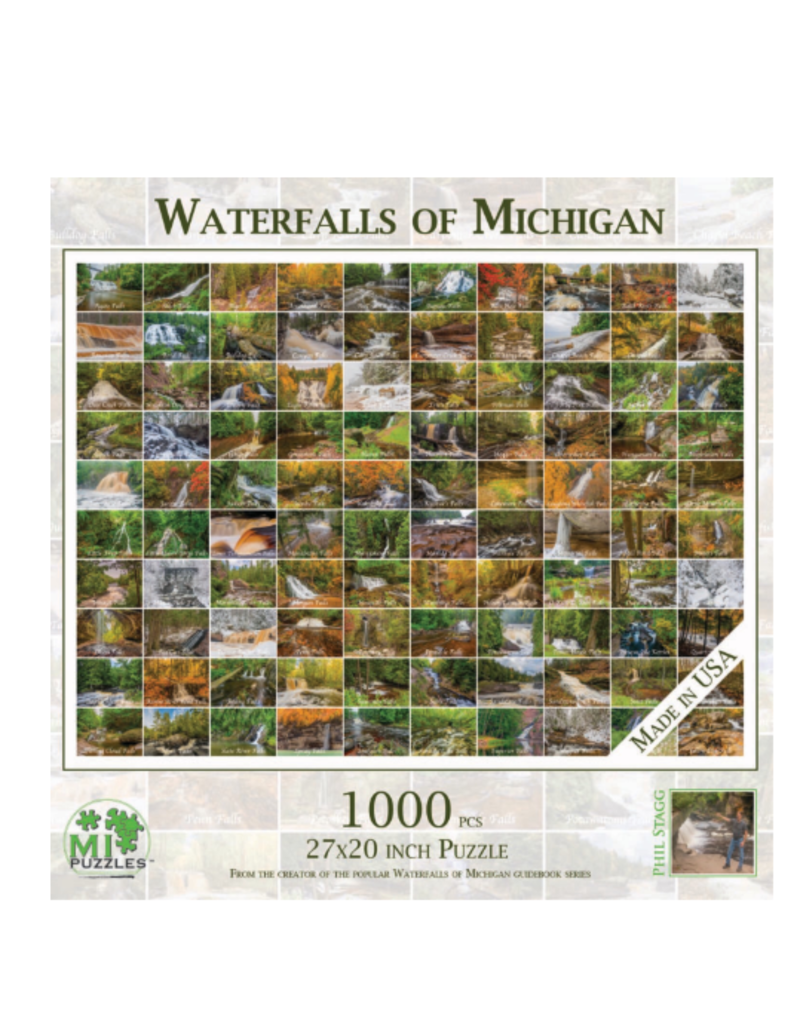 MI Puzzles 1000pc Waterfalls of MI