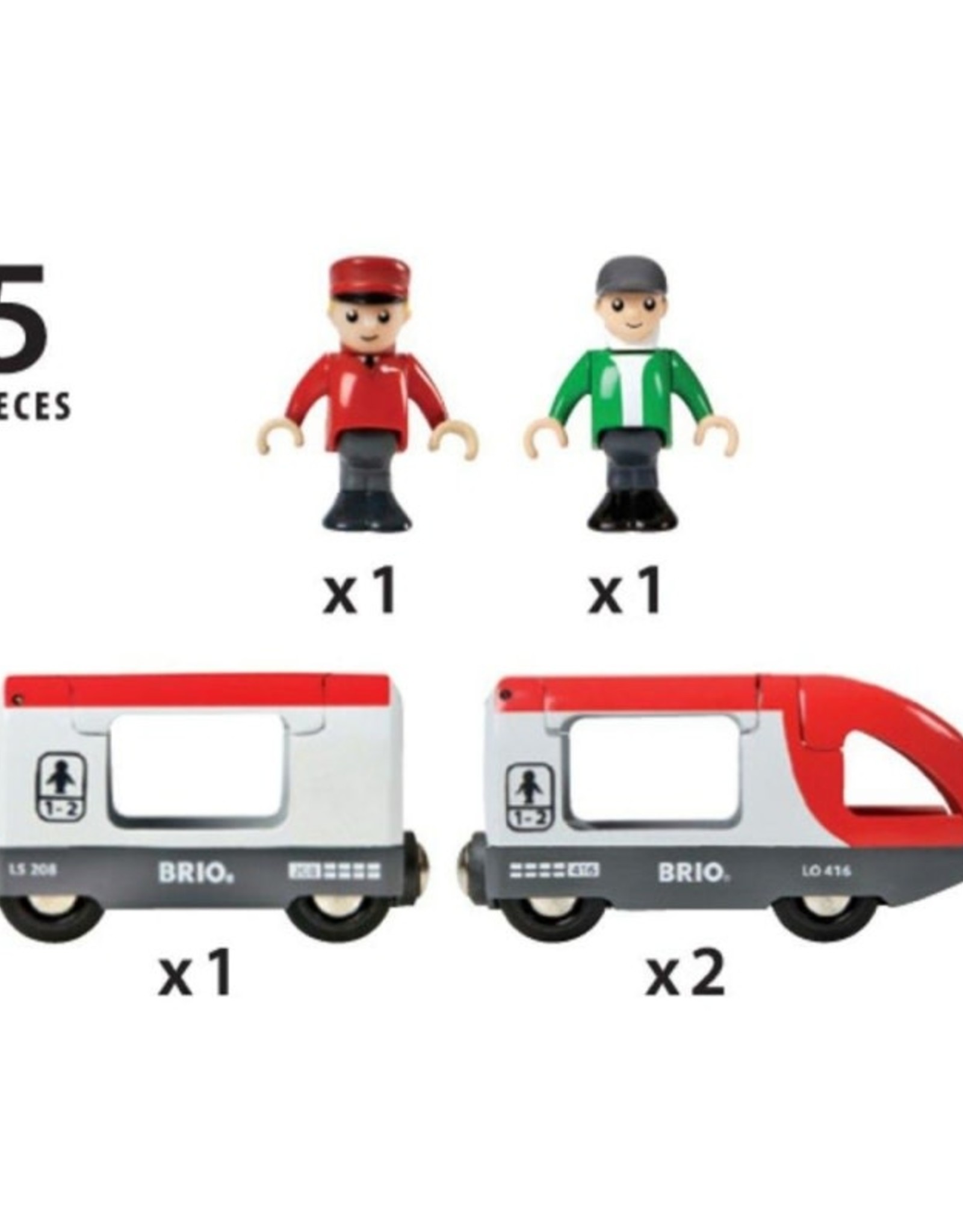 Brio BRIO - Travel Train 5 Pieces