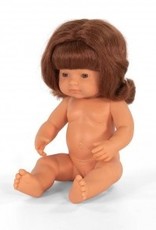 Miniland Miniland Baby Doll 38cm - Caucasion Red Hair Girl
