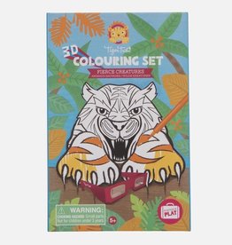 Tiger Tribe Tiger Tribe - 3D Colouring Set Fierce Creatures