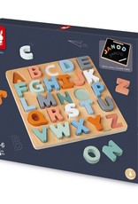 Janod Janod - Alphabet Puzzle and Drawing Board