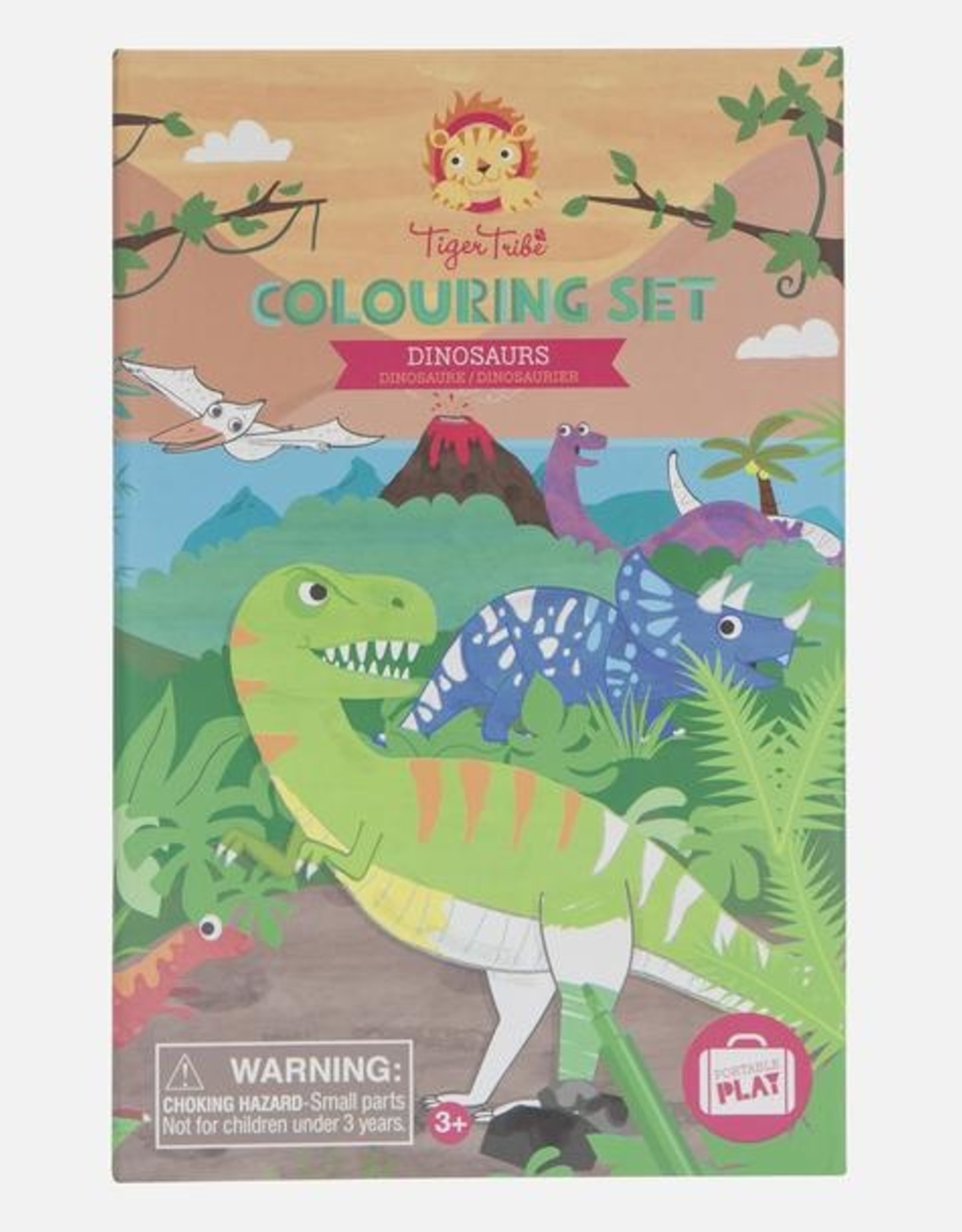 Tiger Tribe Tiger Tribe - Dinosaurs Colouring Set