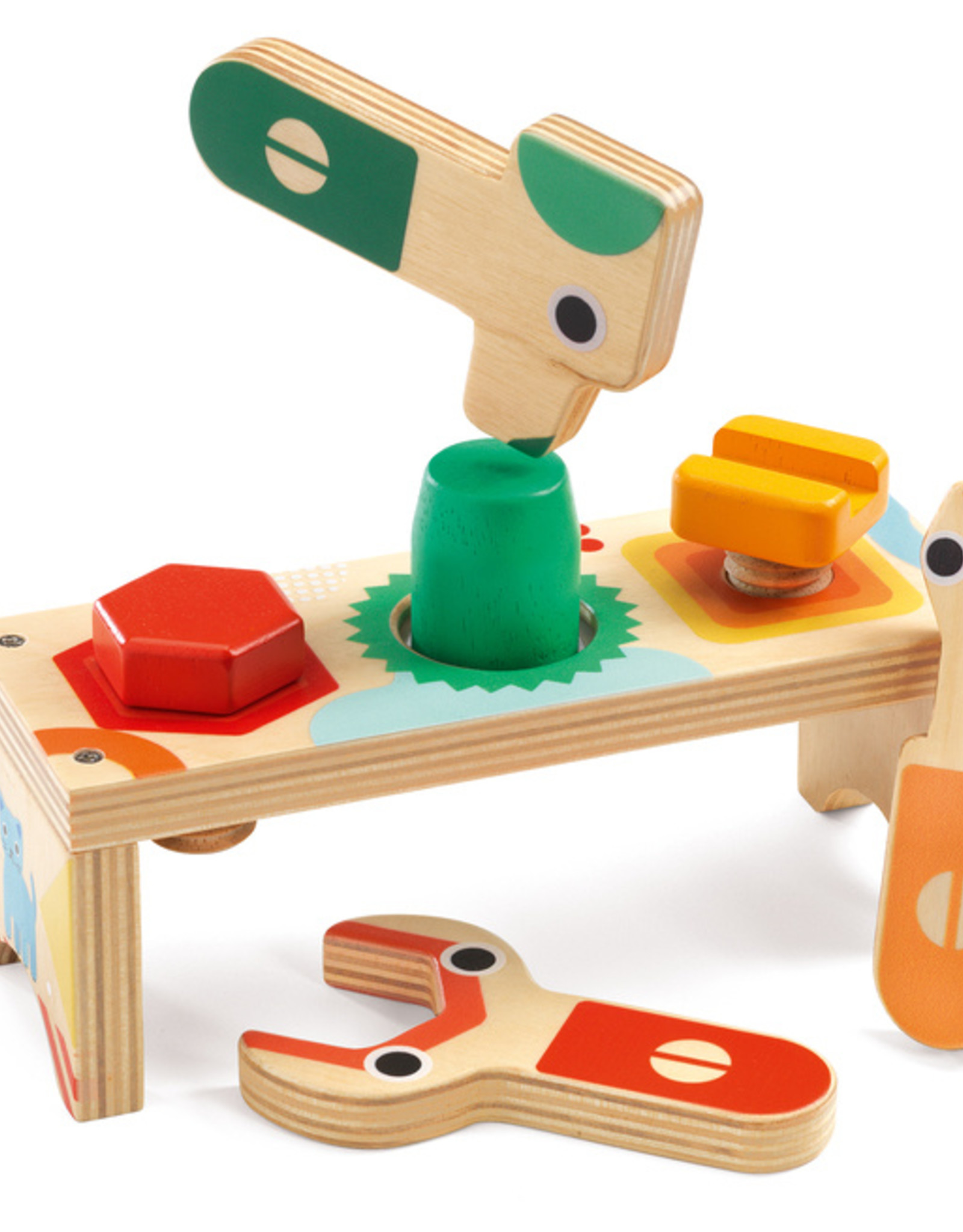 Djeco Djeco - Bricolou Wooden Tool Set