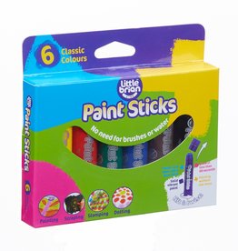 Little Brian Paint Sticks - 6 Classic Colours