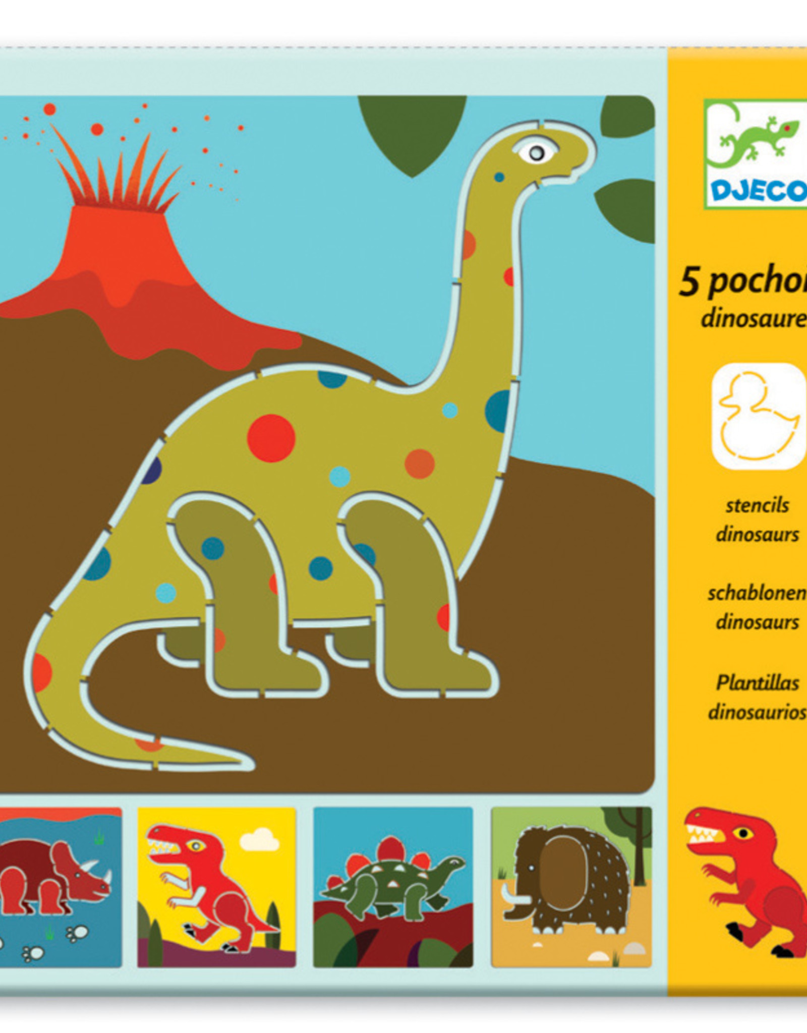 Djeco Djeco - Dinosaur Stencils