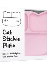 We  Might Be Tiny We Might Be Tiny - Cat Stickie Plate Pink