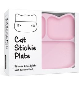 We  Might Be Tiny We Might Be Tiny - Cat Stickie Plate Pink