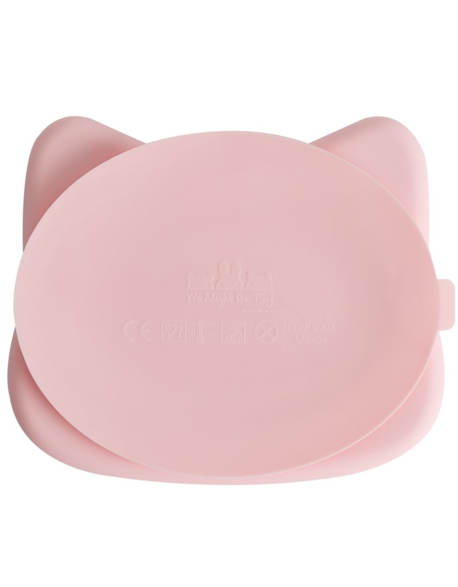 We  Might Be Tiny We Might Be Tiny - Cat Stickie Plate Pink