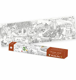 Moulin Roty Moulin Roty - Le Jardin Giant Colouring Poster