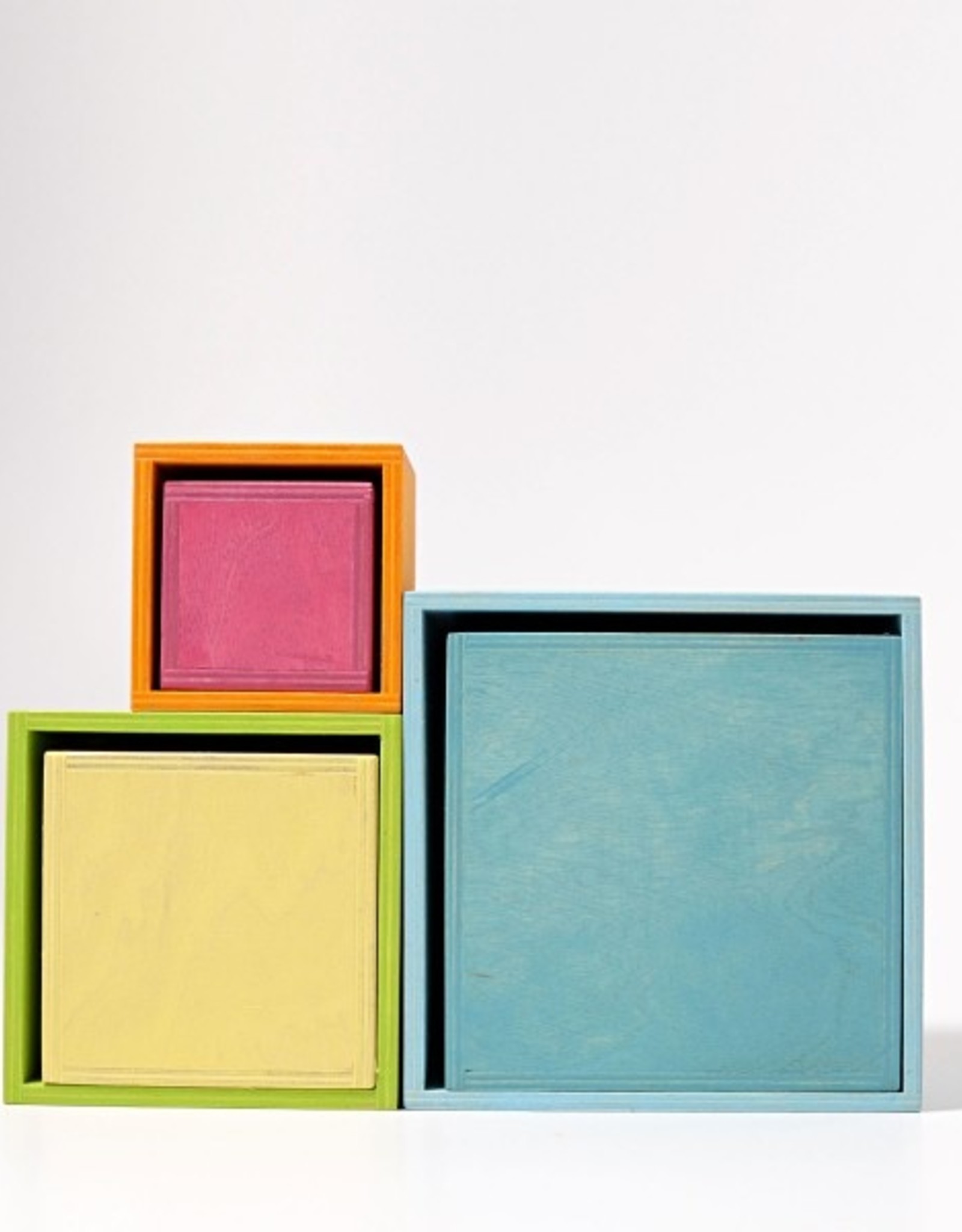 Grimm's Grimm's - Stacking Boxes Large Pastel