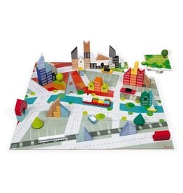 Janod Janod - City Blocks Puzzle Set