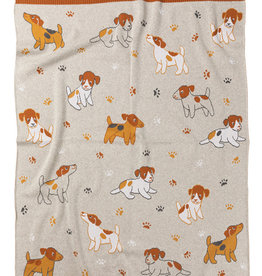 Indus Design Indus - Playful Puppies Blanket