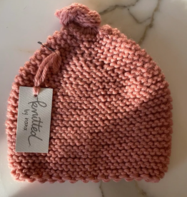 Knitted By Nana - Merino Beanie Rose Petal