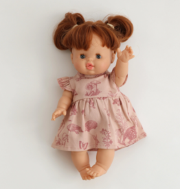 Burrow & Be Burrow & Be - Doll Dress Forest Friends 38cm