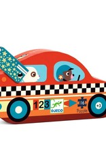 Djeco Djeco - The Racing Car Puzzle 16pce