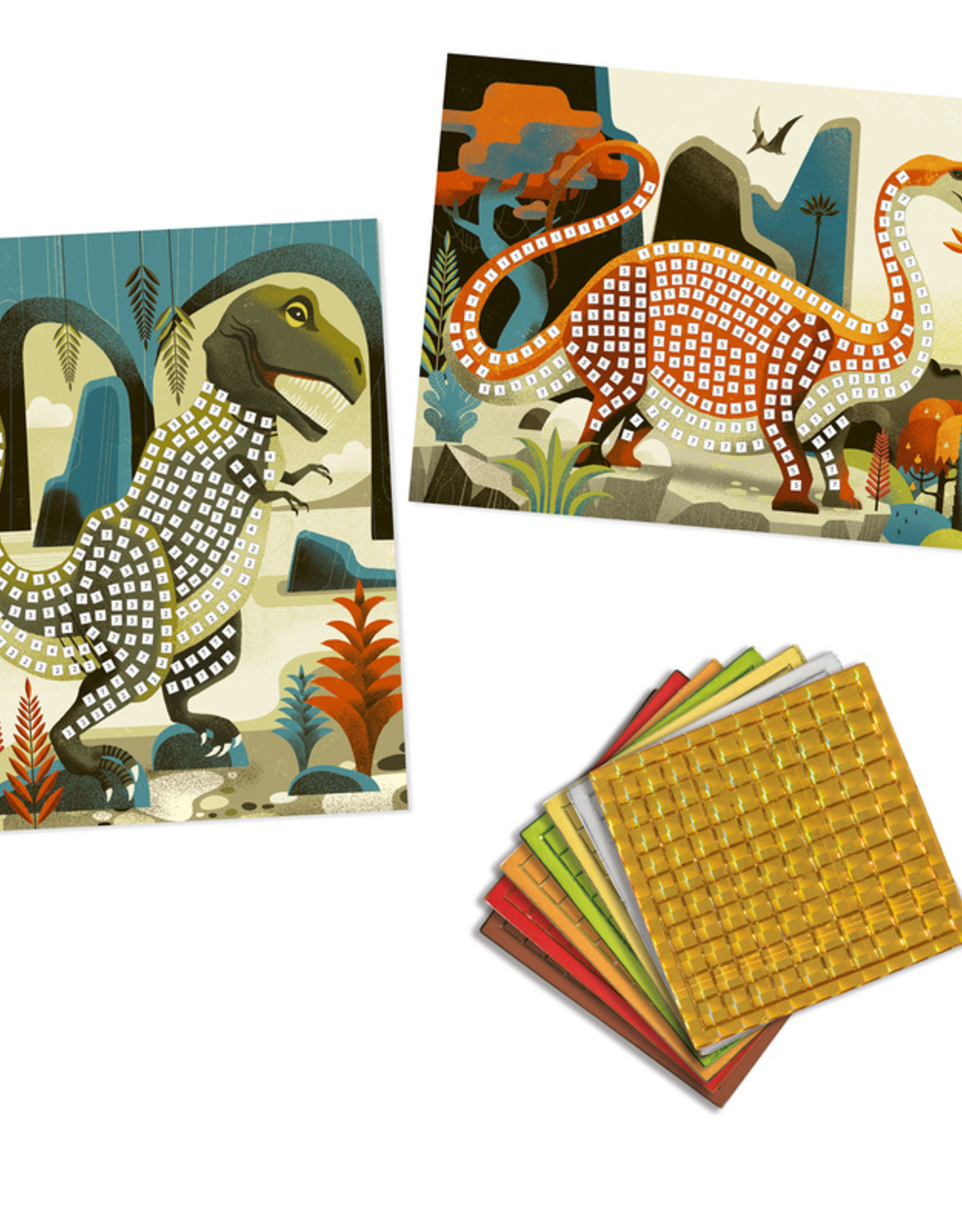Djeco Djeco - Mosaics Dinosaurs