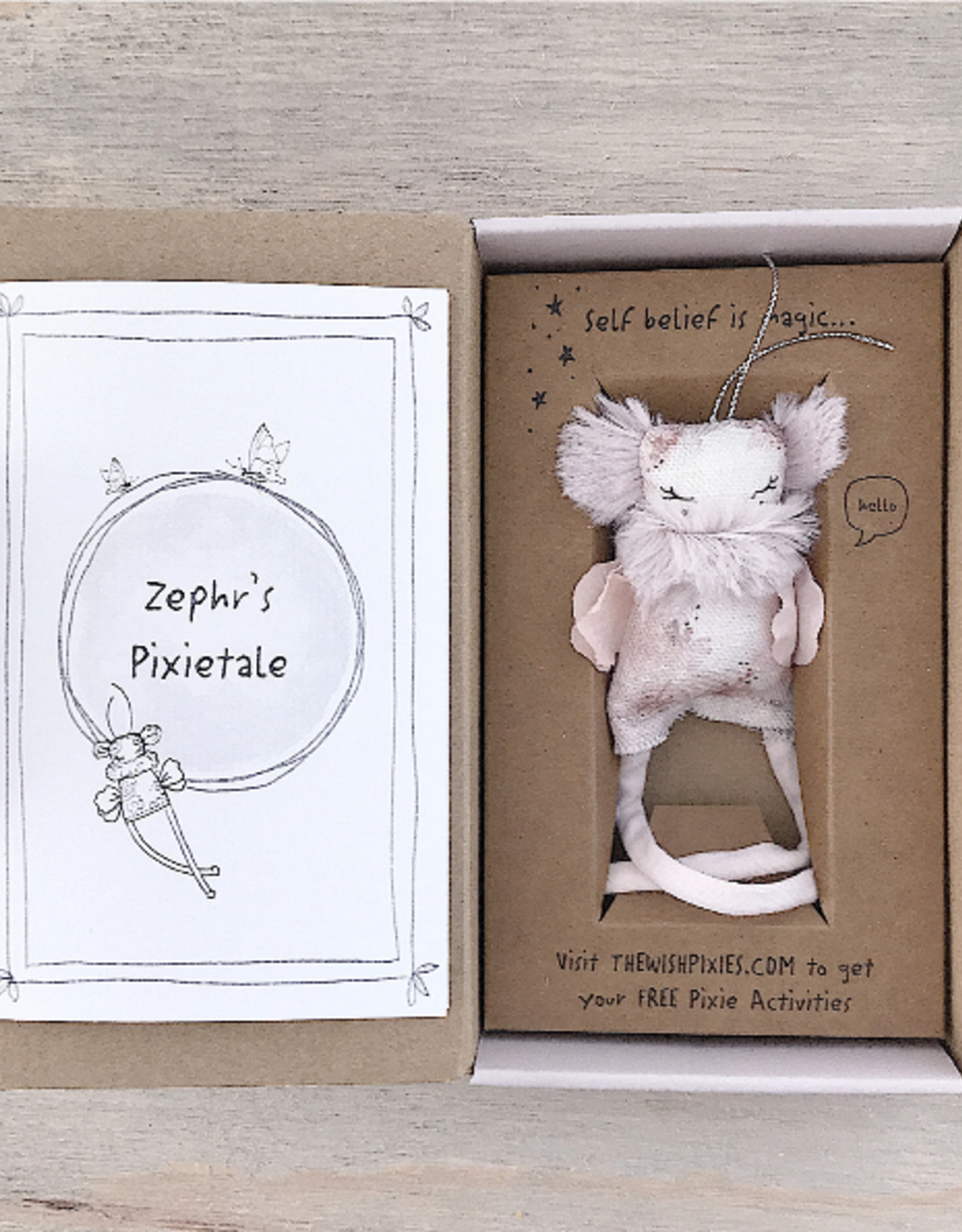 The Wish Pixies Wish Pixie Doll & Story - Zephr For Happiness