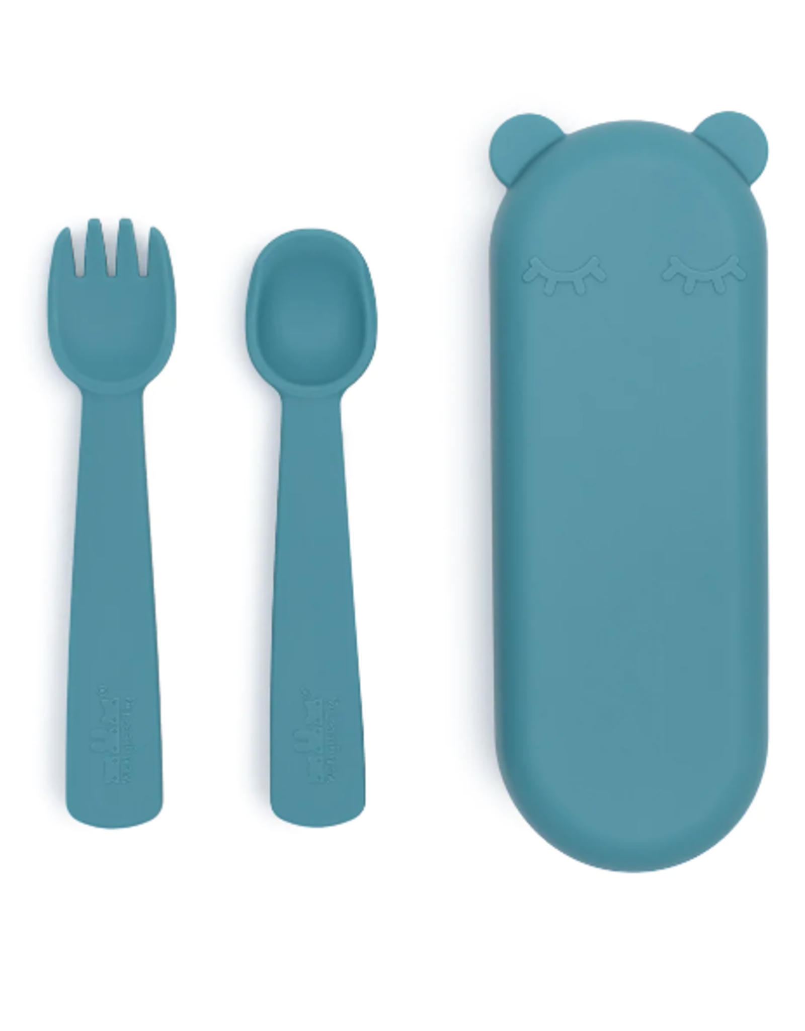 We  Might Be Tiny We Might Be Tiny - Feedie Fork & Spoon Set Blue Dusk