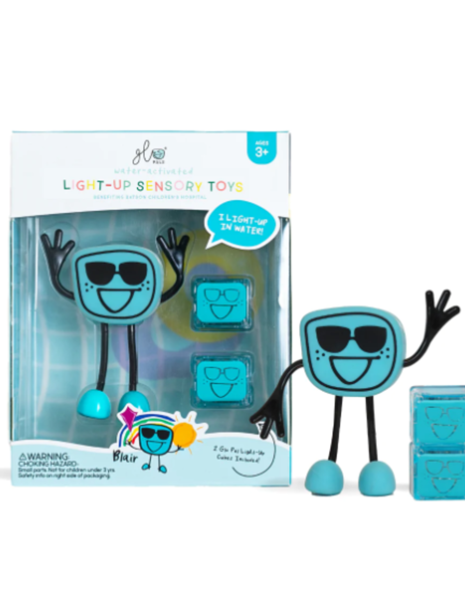 Glo Pals Glo Pals - Light Up Character Blair (Blue)
