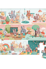 Janod Janod - Rabbits Day Puzzle 24pce