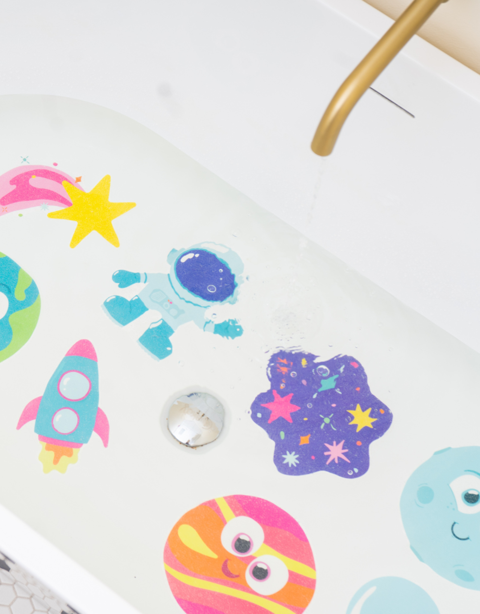 Jellystone Designs Glo Pals - Galaxy Grips Bath Stickers