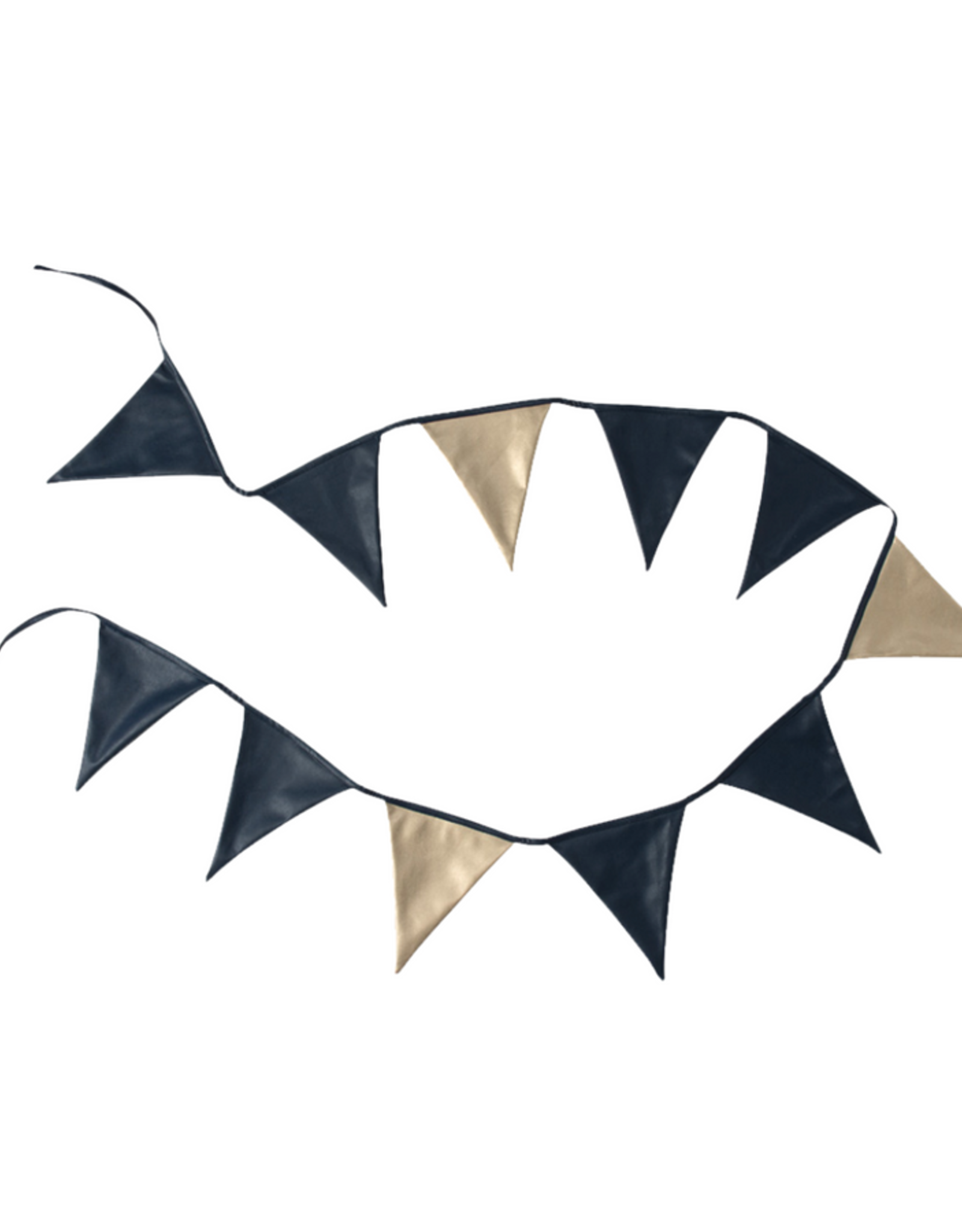 CATTYWAMPUS CATTY WAMPUS - Flag Bunting Navy and Gold