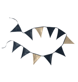 CATTY WAMPUS - Flag Bunting Navy and Gold