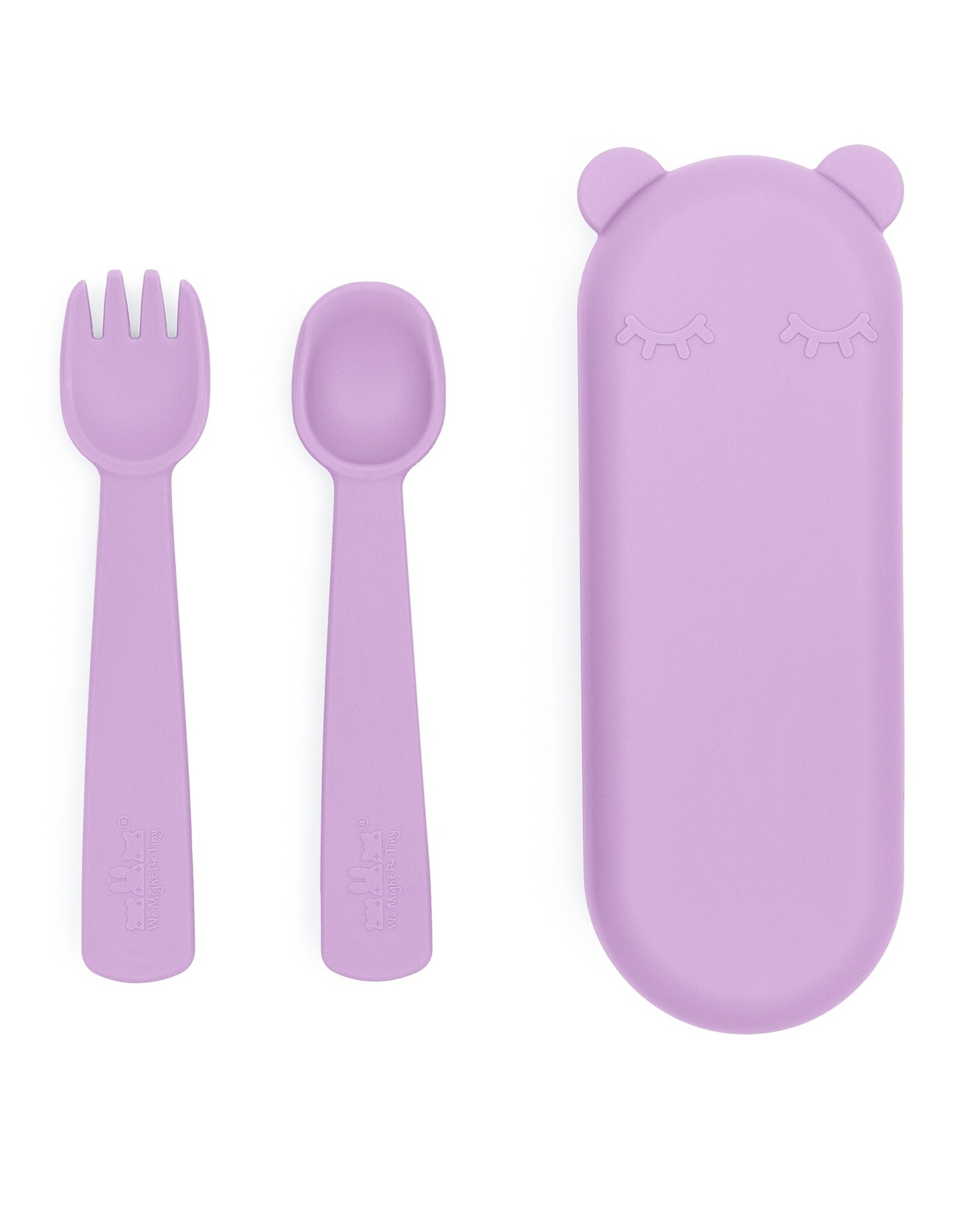 We  Might Be Tiny We Might Be Tiny - Feedie Fork & Spoon Set Lilac