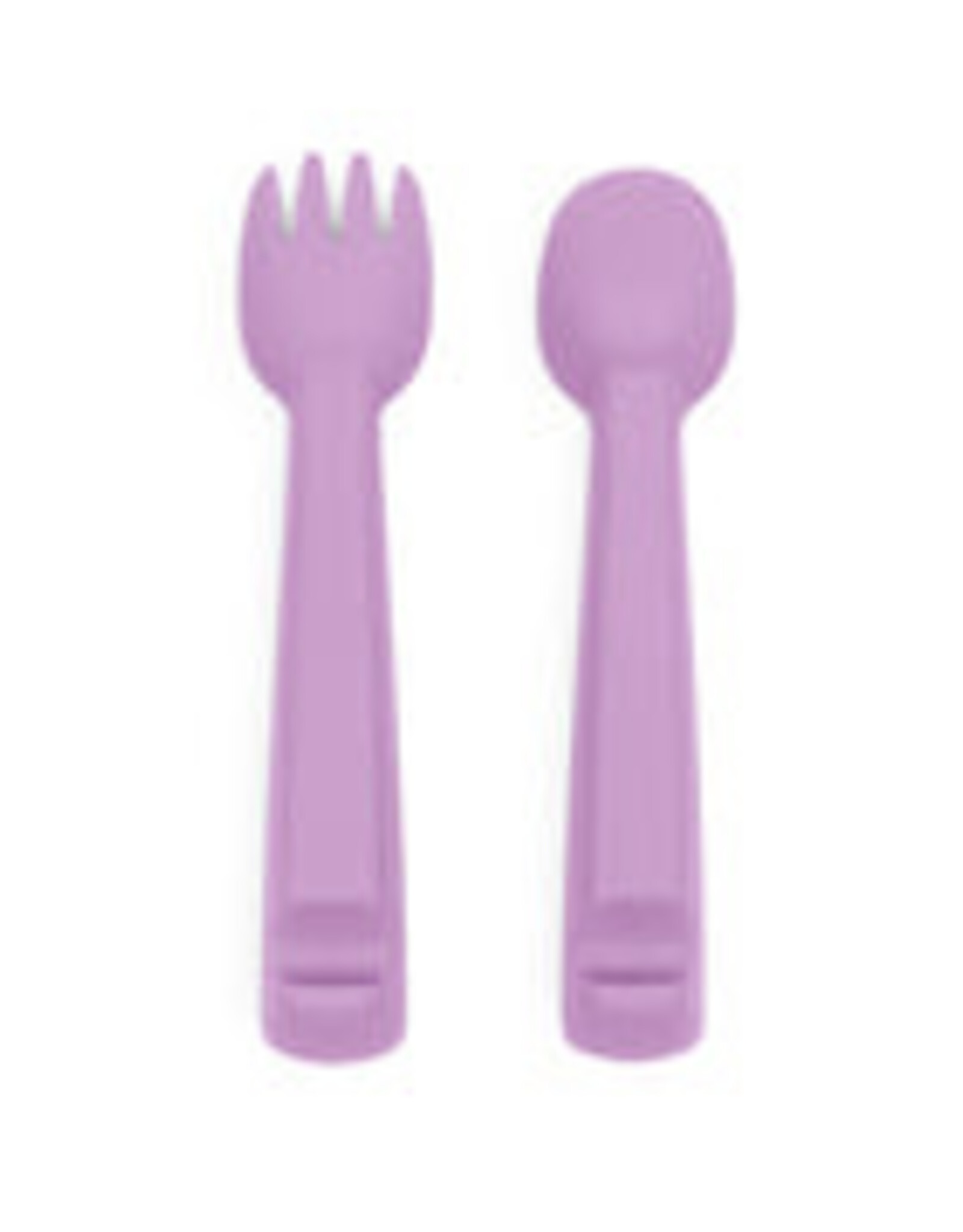 We  Might Be Tiny We Might Be Tiny - Feedie Fork & Spoon Set Lilac