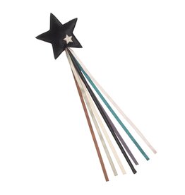 Mimi & Lula Mimi & Lola - Gertrude Velvet Witch Wand Black