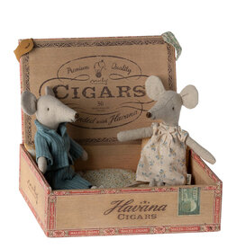 Maileg Maileg - Mum & Dad Mice In Cigar Box